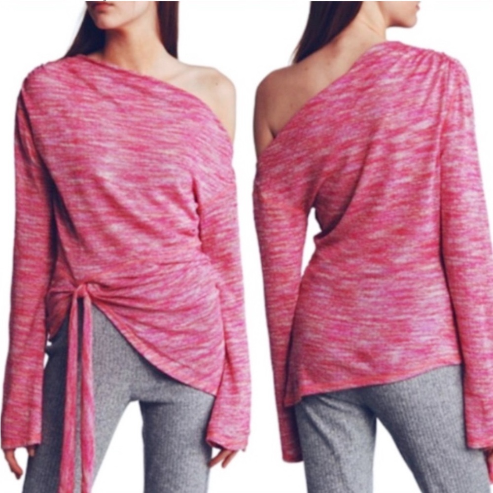 FREE PEOPLE GOLDEN HOUR ON OFF SHOULDER. SIZE LARGE